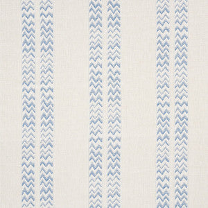 Kudu Stripe Blue 69971 by Schumacher Designer Fabric