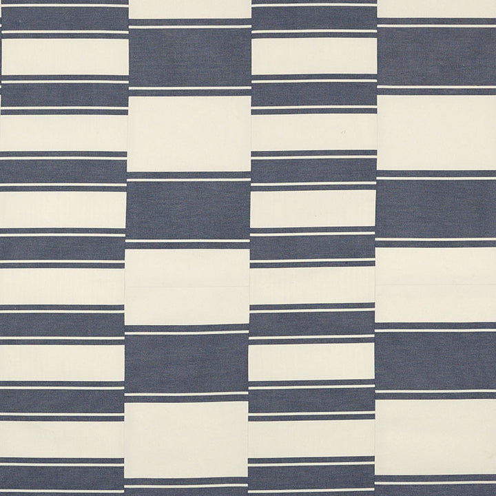 Nomad Indigo 69982 by Schumacher Designer Fabric Tribal Chic COTTON 100% INDIA </p><p>Repeat: Horizontal: 17 5/8" (45CM) and Vertical: 11" (28CM) 53.5 - Swanky Fabrics -