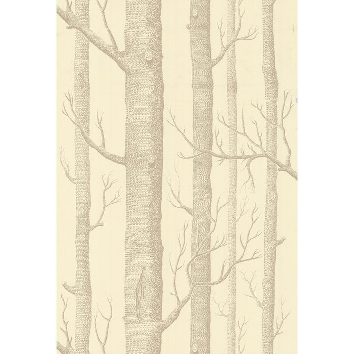 Woods Beige/Cream by Cole & Son Designer Wallcovering COLE & SON NEW CONTEMPORARY II PAPER - 100% United Kingdom Horizontal: and Vertical: 28.3 20.5 - Swanky Fabrics -