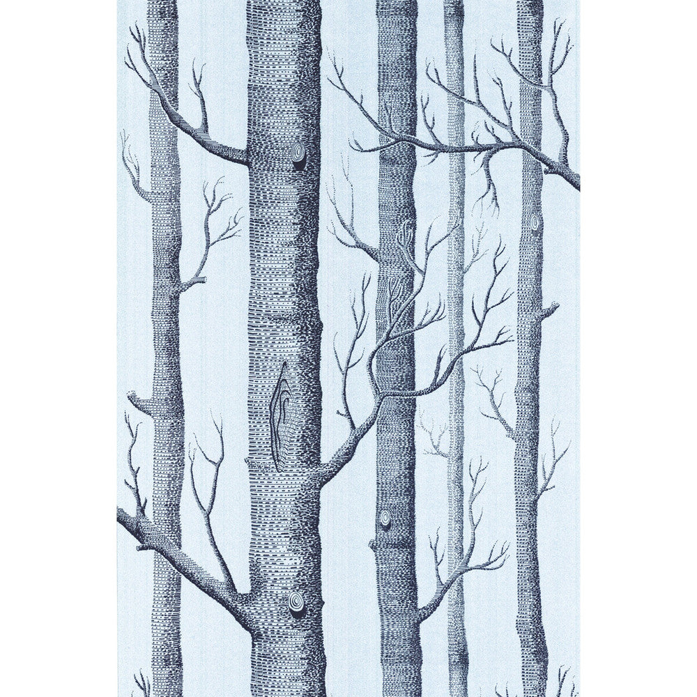 Woods Choc/Silver by Cole & Son Designer Wallcovering COLE & SON NEW CONTEMPORARY II PAPER - 100% United Kingdom Horizontal: and Vertical: 28.3 20.5 - Swanky Fabrics -