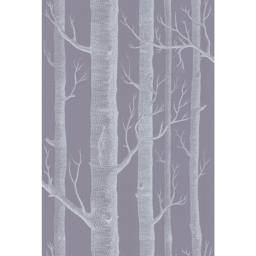 Woods Ivory/Lilac by Cole & Son Designer Wallcovering COLE & SON NEW CONTEMPORARY II PAPER - 100% United Kingdom Horizontal: and Vertical: 28.3 20.5 - Swanky Fabrics -