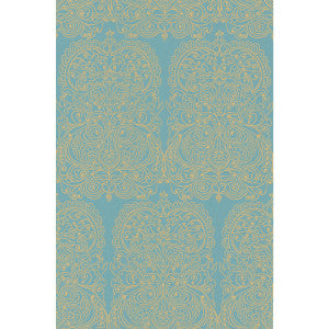 Alpana Gold/Aqua by Cole & Son Designer Wallcovering