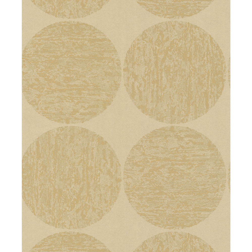 Luna Gold/Tan by Cole & Son Designer Wallcovering COLE & SON NEW CONTEMPORARY II PAPER - 100% United Kingdom - Horizontal: 20.5 and Vertical: - 20.5 - Swanky Fabrics -