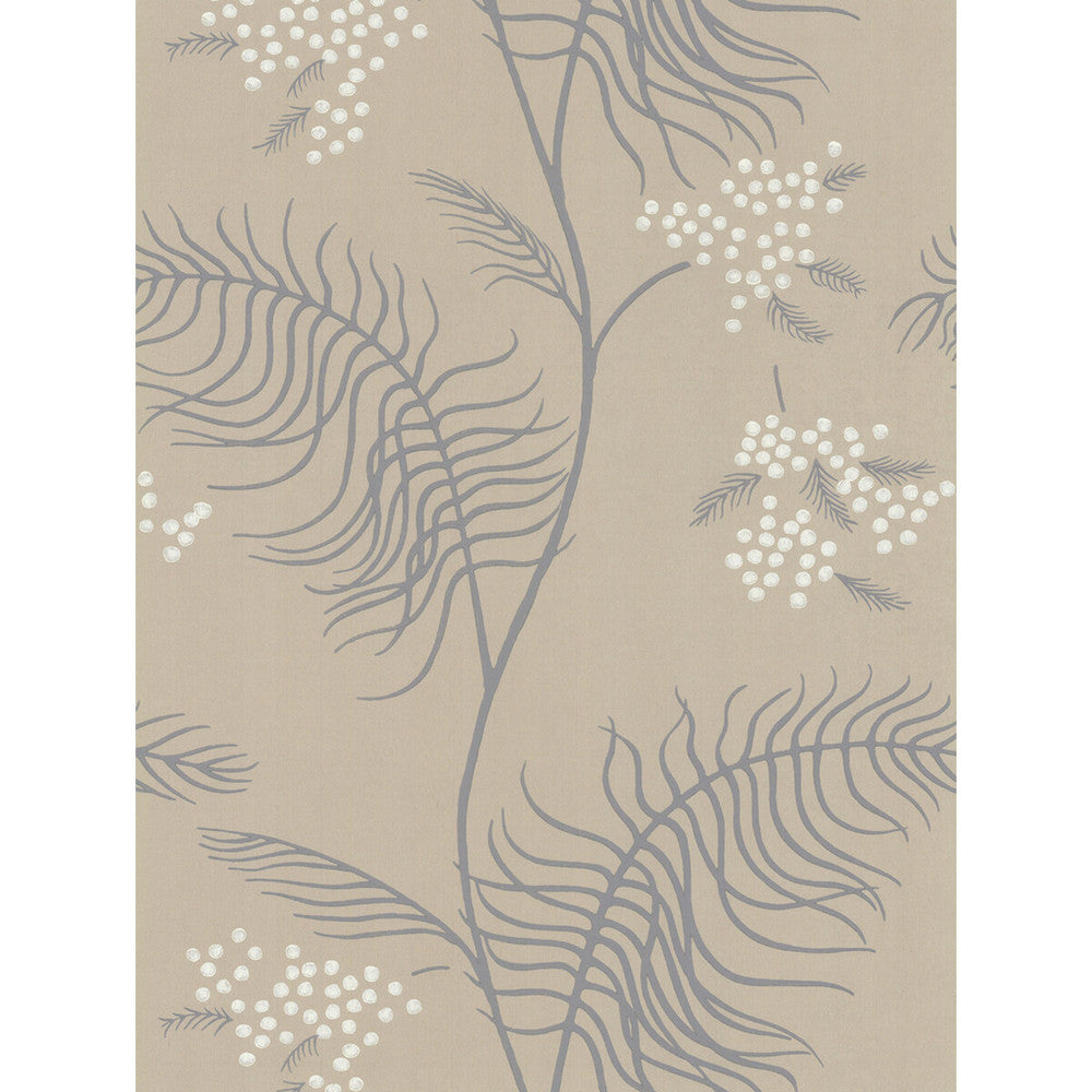 Mimosa Sandstone by Cole & Son Designer Wallcovering COLE & SON NEW CONTEMPORARY II PAPER - 100% United Kingdom Horizontal: and Vertical: 24 20.5 - Swanky Fabrics -
