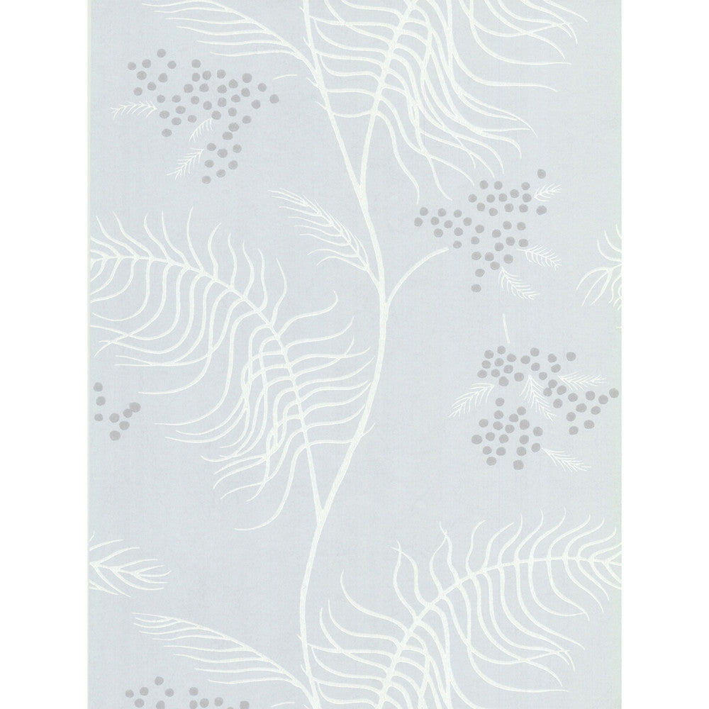 Mimosa Slate by Cole & Son Designer Wallcovering COLE & SON NEW CONTEMPORARY II PAPER - 100% United Kingdom - Horizontal: - and Vertical: 24 20.5 - Swanky Fabrics -
