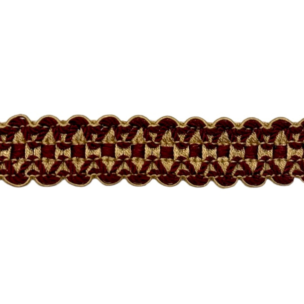 Buggy Bordeaux by Europatex Designer Fabric Carriage House 50% Polyester, 50% Rayon 0.75 inches - Swanky Fabrics -