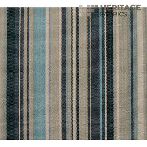 Victoria Windsor Blue by Roth & Tompkins Designer Fabric