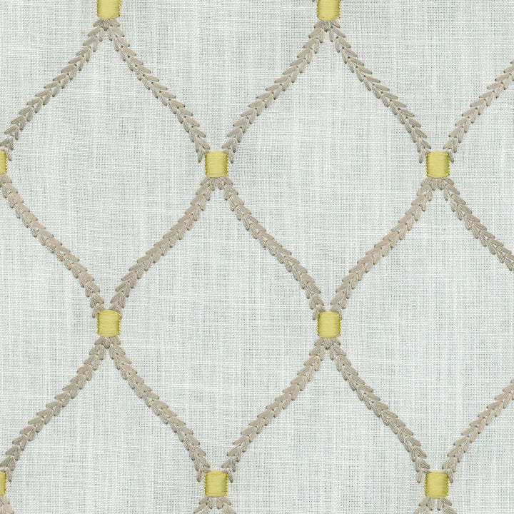 DEANE EMBROIDERY SMOKE 700090 by Williamsburg Designer Fabric - Base: 52% Poly 48% Cotton Emb:100% Cotton India 39000 Horizontal: 6.25 and Vertical: 4.25 54 - Swanky Fabrics -