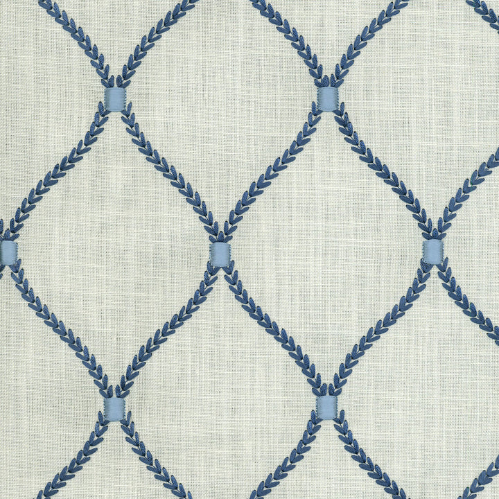DEANE EMBROIDERY PORCELAIN 700091 by Williamsburg Designer Fabric - 100% COTTON India 39000 Horizontal: 6.25 and Vertical: 4.25 54 - Swanky Fabrics -