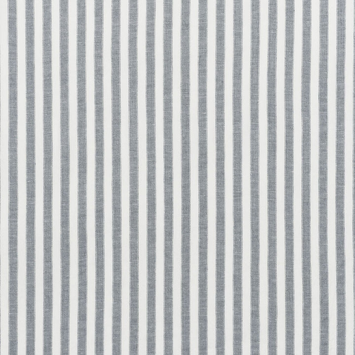 Regatta Linen Stripe Lagoon 70031 by Schumacher Designer Fabric Essentials-Sheers-Casements 100% Linen Martindale 3,000 Horizontal: - and Vertical: 1 118 - Swanky Fabrics -