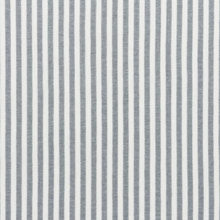 Regatta Linen Stripe Lagoon 70031 by Schumacher Designer Fabric ESSENTIALS: SHEERS & CASEMENTS I See Sample ITALY LIGHT DUTY </p><p>Repeat: Horizontal: - and Vertical: 1" (3CM) 118" (300CM) - Swanky Fabrics -