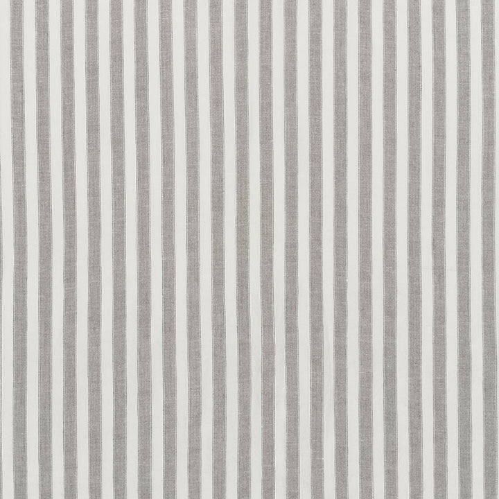 Regatta Linen Stripe Stone 70035 by Schumacher Designer Fabric Essentials-Sheers-Casements 100% Linen Martindale 3,000 Horizontal: - and Vertical: 1 118 - Swanky Fabrics -
