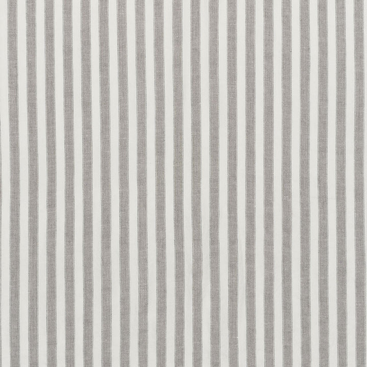 Regatta Linen Stripe Stone 70035 by Schumacher Designer Fabric ESSENTIALS: SHEERS & CASEMENTS I See Sample ITALY LIGHT DUTY </p><p>Repeat: Horizontal: - and Vertical: 1" (3CM) 118" (300CM) - Swanky Fabrics -