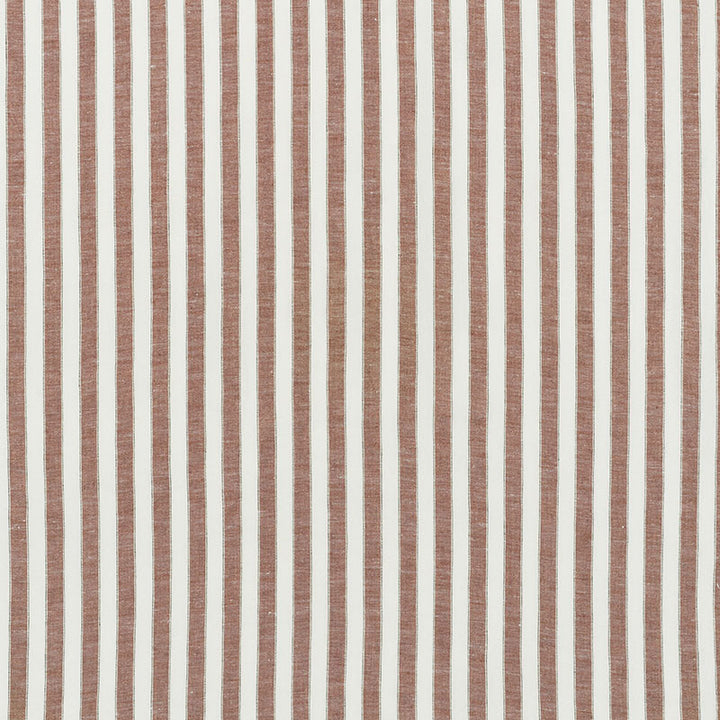 Regatta Linen Stripe Sienna 70037 by Schumacher Designer Fabric ESSENTIALS: SHEERS & CASEMENTS I See Sample ITALY LIGHT DUTY </p><p>Repeat: Horizontal: - and Vertical: 1" (3CM) 118" (300CM) - Swanky Fabrics -
