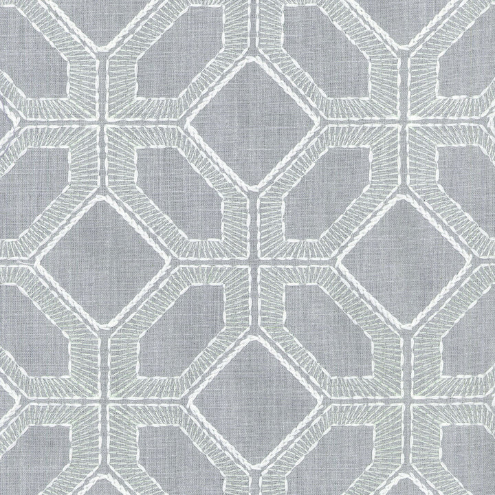 Barraud Emb G Stone 700461 by Williamsburg Designer Fabric - BASE:52%Polyester 48%Cotton EMBROID:55%Rayon 45%Cotton INDIA 51000 Horizontal: 6.5 and Vertical: 6 55 - Swanky Fabrics -