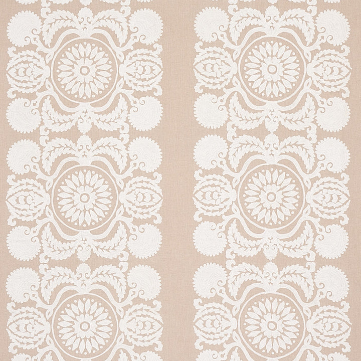Castanet Embroidery Natural 70264 by Schumacher Fabric Schumacher Fabric Castanet Embroidery Natural 70264Fabric LINEN 80% INDIA </p><p>Repeat: H: VERT. 25 7/8" (66CM) , V: VERT. 15 5/8" (40CM) 52 - Fabric Carolina -
