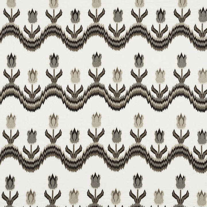 Tulip Flamestitch Embroidery Quarry 70273 by Schumacher Fabric Schumacher Fabric Tulip Flamestitch Embroidery Quarry 70273Fabric POLYESTER 55% INDIA </p><p>Repeat: H: HORZ. 51" (130CM) , V: VERT. 28 1/4" (72CM) 51 - Fabric Carolina -