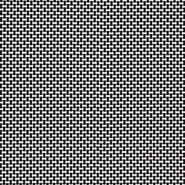 Nolita Embroidery Black 70372 by Schumacher Designer Fabric Essentials-Small-Scale-Upholstery-Fabrics 63% Cotton, 37% Spun Martindale 10,000 Horizontal: 3/4- and Vertical: 1.5 50.625 - Swanky Fabrics -