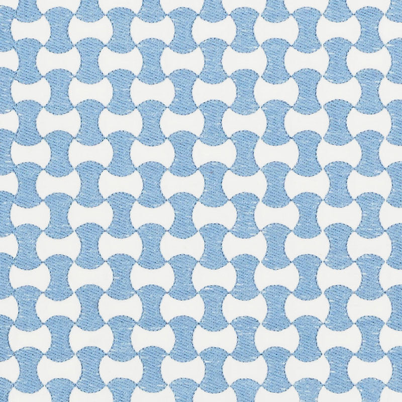 Nolita Embroidery Chambray 70374 by Schumacher Fabric Schumacher Fabric Nolita Embroidery Chambray 70374Fabric COTTON 63% INDIA </p><p>Repeat: H: HORZ. 3/4" (2CM) , V: VERT. 1 1/2" (4CM) 50.625 - Fabric Carolina -