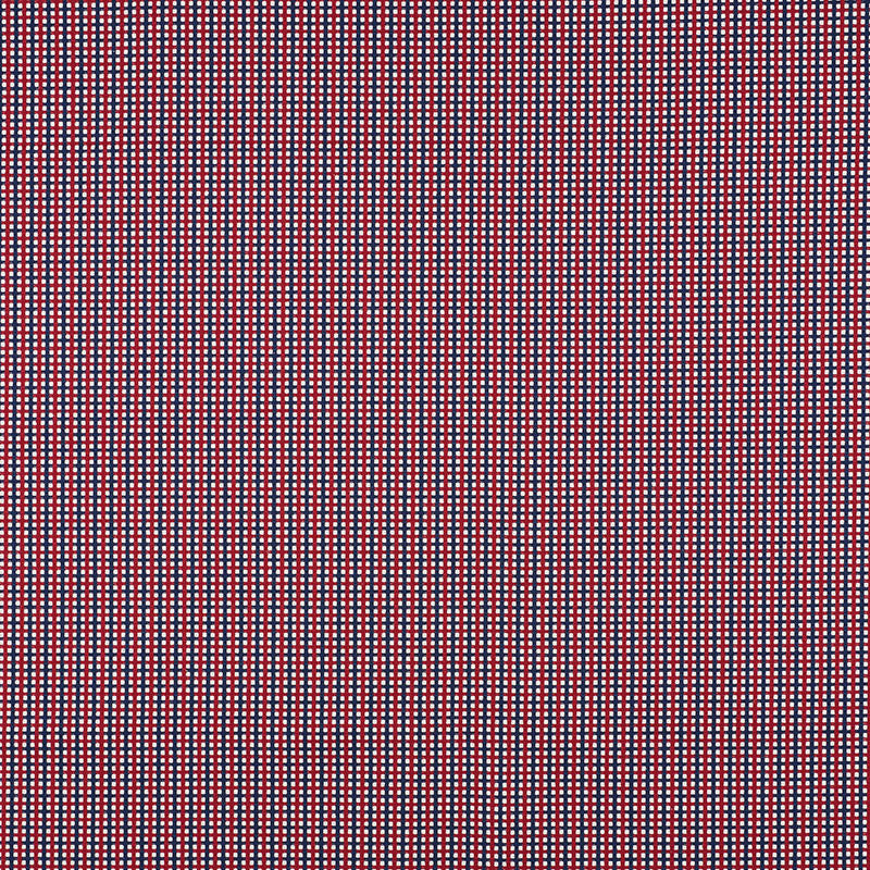 Crosstown Red/Navy 70395 by Schumacher Designer Fabric ESSENTIALS: SMALL-SCALE UPHOLSTERY I VISCOSE 38% LINEN 29% ITALY </p><p>Repeat: Horizontal: 3/4" (2CM) and Vertical: 3/4" (2CM) 56.25 - Swanky Fabrics -
