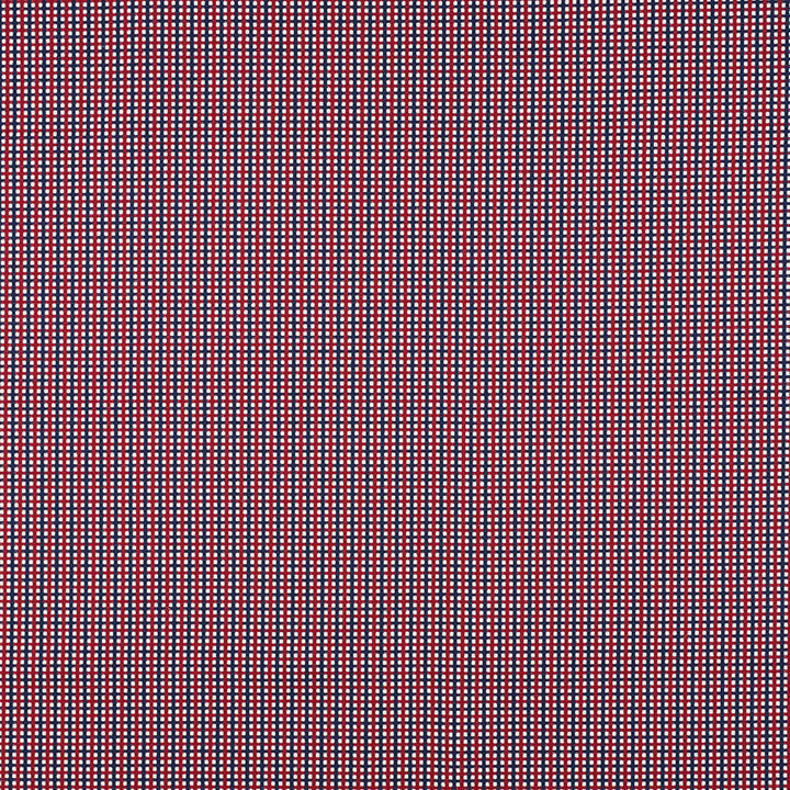 Crosstown Red/Navy 70395 by Schumacher Designer Fabric ESSENTIALS: SMALL-SCALE UPHOLSTERY I VISCOSE 38% LINEN 29% ITALY </p><p>Repeat: Horizontal: 3/4" (2CM) and Vertical: 3/4" (2CM) 56.25 - Swanky Fabrics -