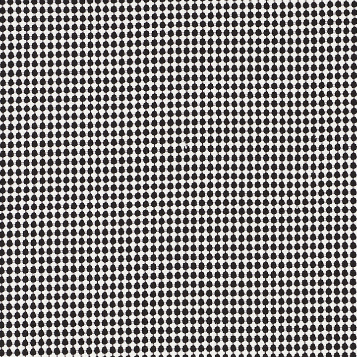 Zipster Black 70528 by Schumacher Designer Fabric Essentials-Small-Scale-Upholstery-Fabrics 100% Cotton - Horizontal: 1/4- and Vertical: 3/8- 54 - Swanky Fabrics -