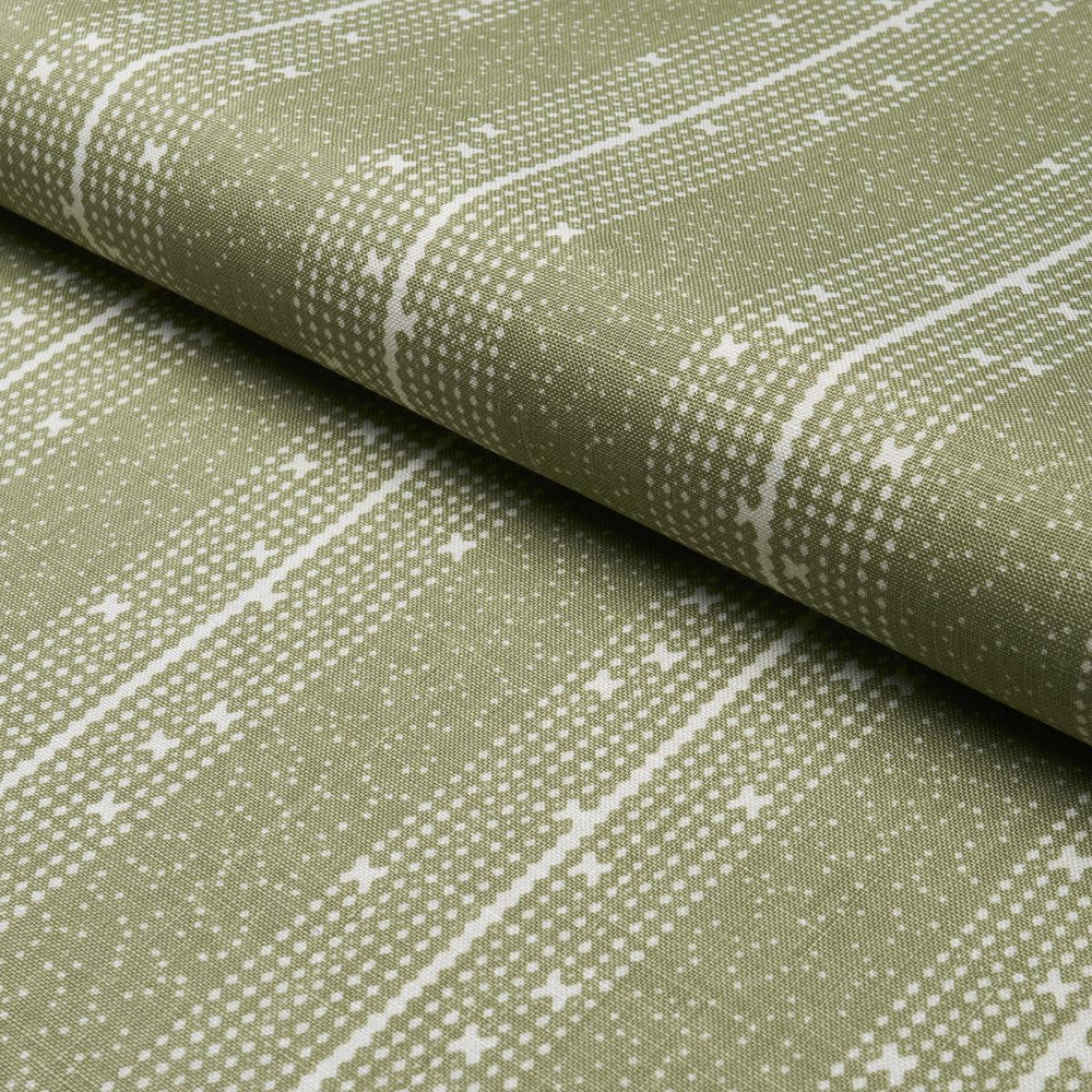 Stella Stripe Moss 182110 by Schumacher Designer Fabric Veere Grenney 8.88" - Swanky Fabrics -