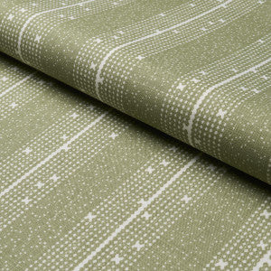 Stella Stripe Moss 182110 by Schumacher Designer Fabric
