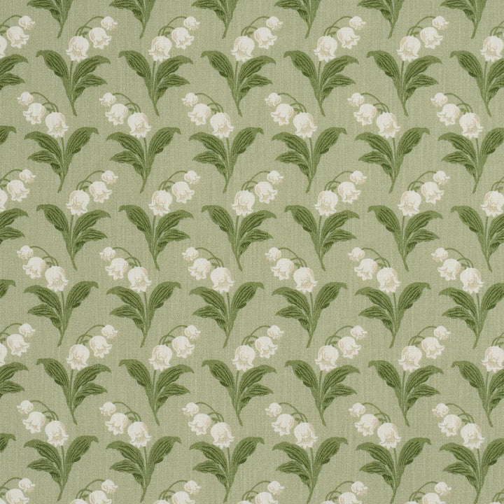 Lily Of The Valley Indoor/Outdoor Moss 182140 by Schumacher Designer Fabric Craft Revival 6.75" - Swanky Fabrics -