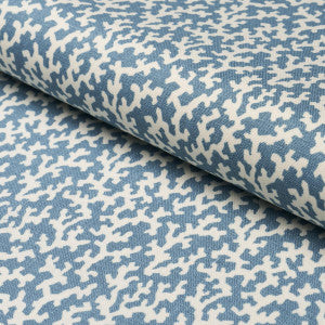 Folly Marine 182091 by Schumacher Designer Fabric