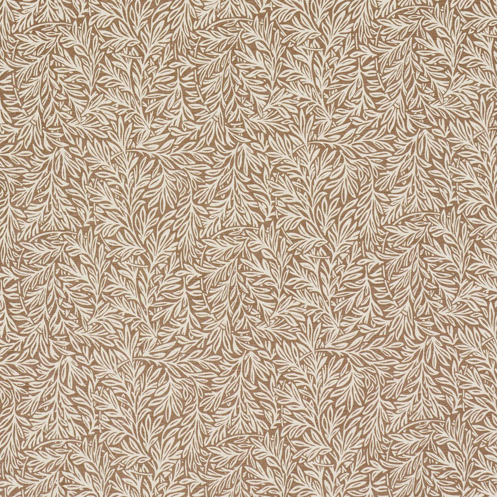 Willow Leaf Mocha 182182 by Schumacher Designer Fabric Craft Revival 6.75" - Swanky Fabrics -