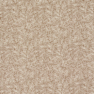 Willow Leaf Mocha 182182 by Schumacher Designer Fabric