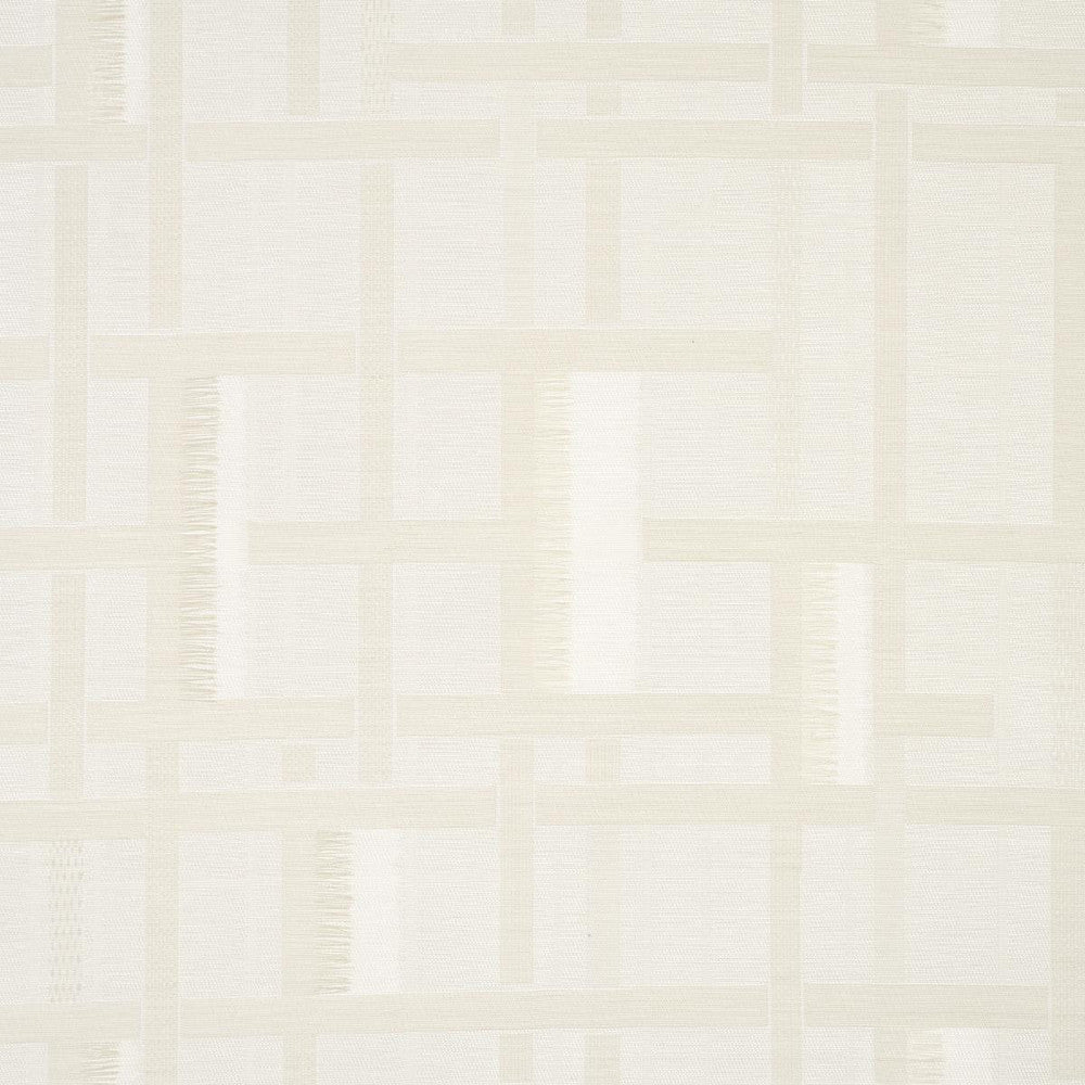 Axel Plaid Wallcovering Parchment 5015720 by Schumacher Designer Wallpaper Patterson Flynn 55.12" - Swanky Fabrics -