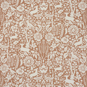 Deerfield Spice 5016262 by Schumacher Designer Wallpaper