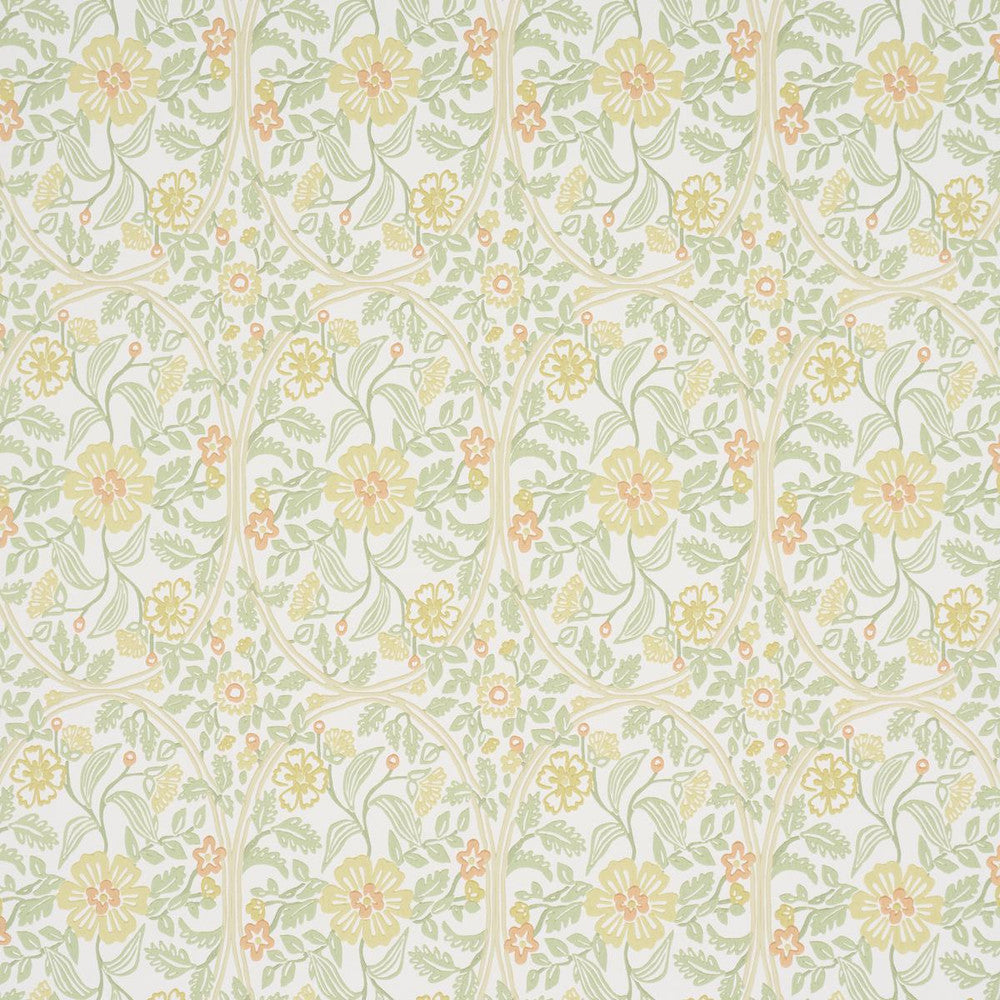 Garden Guild Marigold 5016271 by Schumacher Designer Wallpaper Craft Revival 27.0" - Swanky Fabrics -