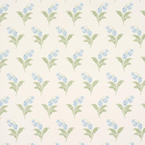 Lily Of The Valley Bluebell 5016280 by Schumacher Designer Wallpaper