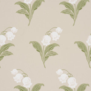 Lily Of The Valley Spring 5016281 by Schumacher Designer Wallpaper