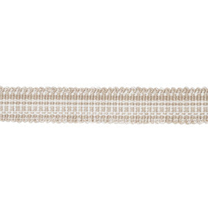 Cotton Stri Tape Narrow Sand 83951 by Schumacher Designer Trim