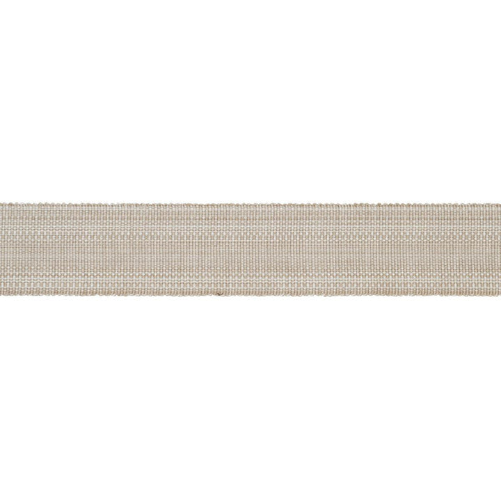 Cotton Stri Tape Wide Sand 83961 by Schumacher Designer Trim Patterson Flynn 1.62" - Swanky Fabrics -