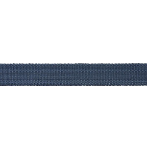 Cotton Stri Tape Wide Indigo 83962 by Schumacher Designer Trim