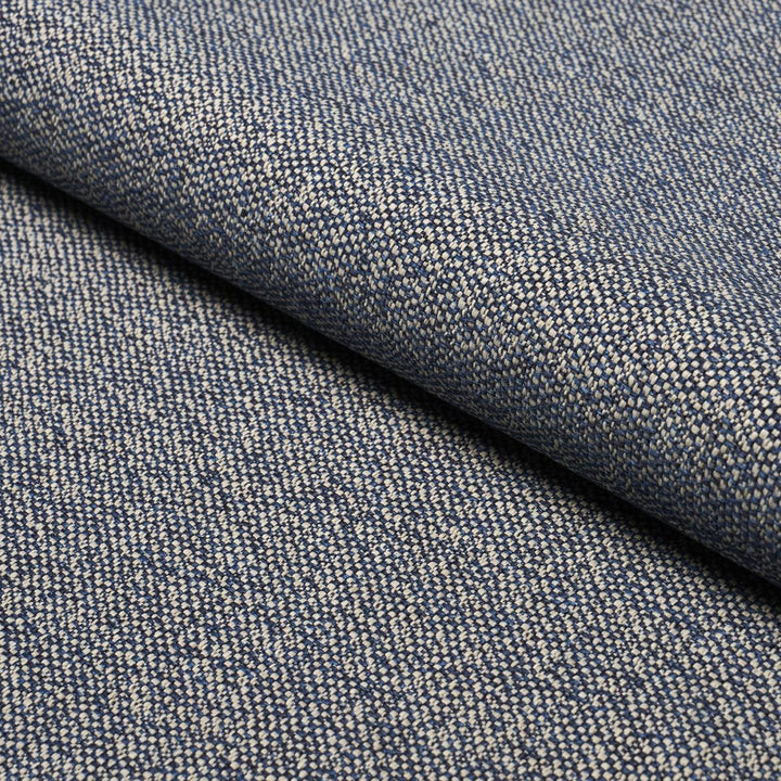 Gus Indoor/Outdoor Indigo 84342 by Schumacher Designer Fabric Perfect Basics: Indoor/Outdoor - Swanky Fabrics -
