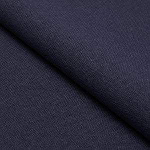 Lars Rustic Linen Navy 84492 by Schumacher Designer Fabric