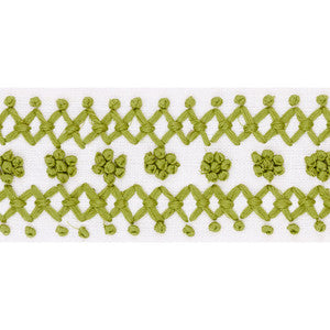 Sunnyvale Tape Leaf 70638 by Schumacher Designer Fabric