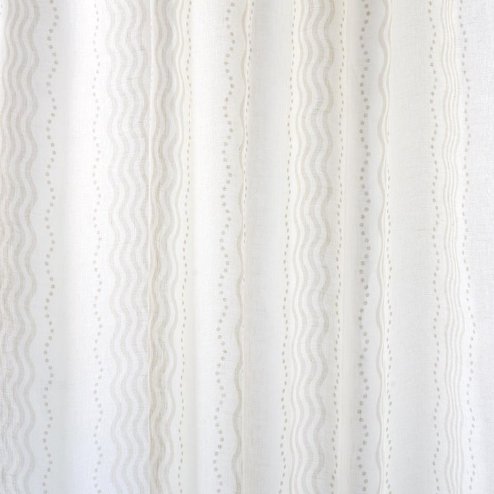 Margot Linen Sheer Neutral 182012 by Schumacher Designer Fabric Rita Konig 5.38" - Swanky Fabrics -