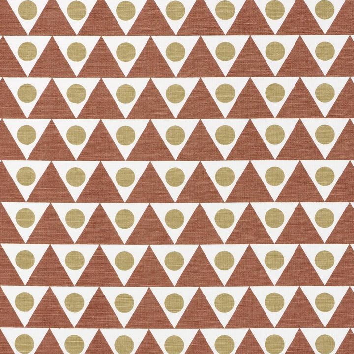 Pennant Terracotta 182222 by Schumacher Designer Fabric Studio Bon 2.25" - Swanky Fabrics -