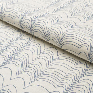 Richter Blue 182231 by Schumacher Designer Fabric