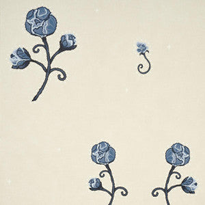 Rhinestone Cowboy Navy 5014583 by Schumacher Designer Wallpaper