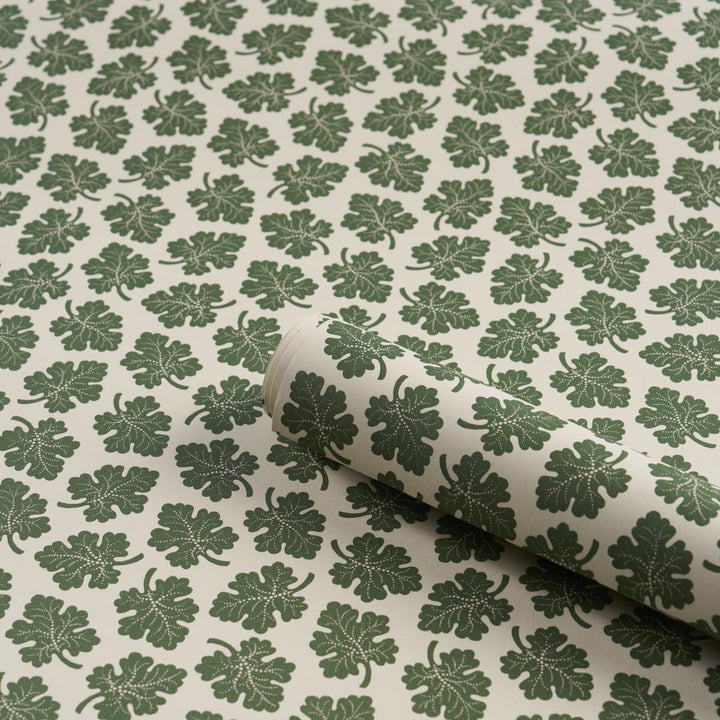 Olive Green 5015920 by Schumacher Designer Wallpaper Rita Konig 9.0" - Swanky Fabrics -