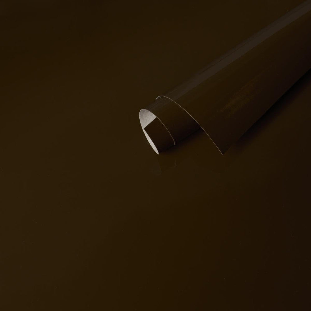 Ace Faux Lacquer Performance Vinyl Mocha 5015942 by Schumacher Designer Wallpaper Perfect Basics: Vinyl Wallcovering - Swanky Fabrics -