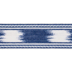 Banyan Tape Narrow Blue 83240 by Schumacher Designer Trim